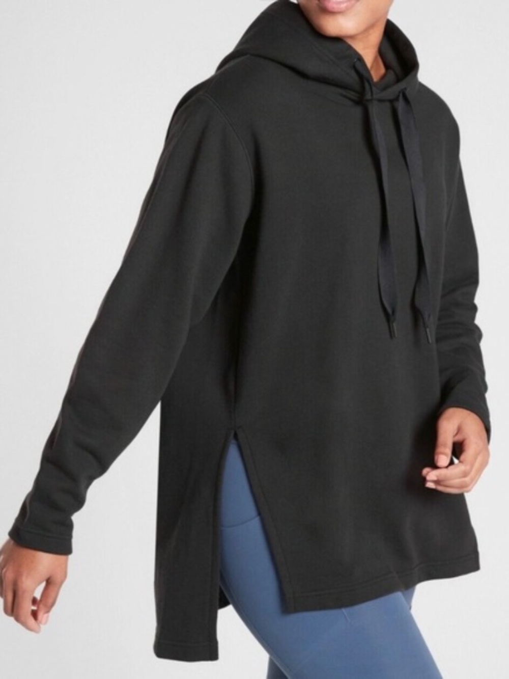 Athleta Yoga Hoodie Sweatshirt- Large